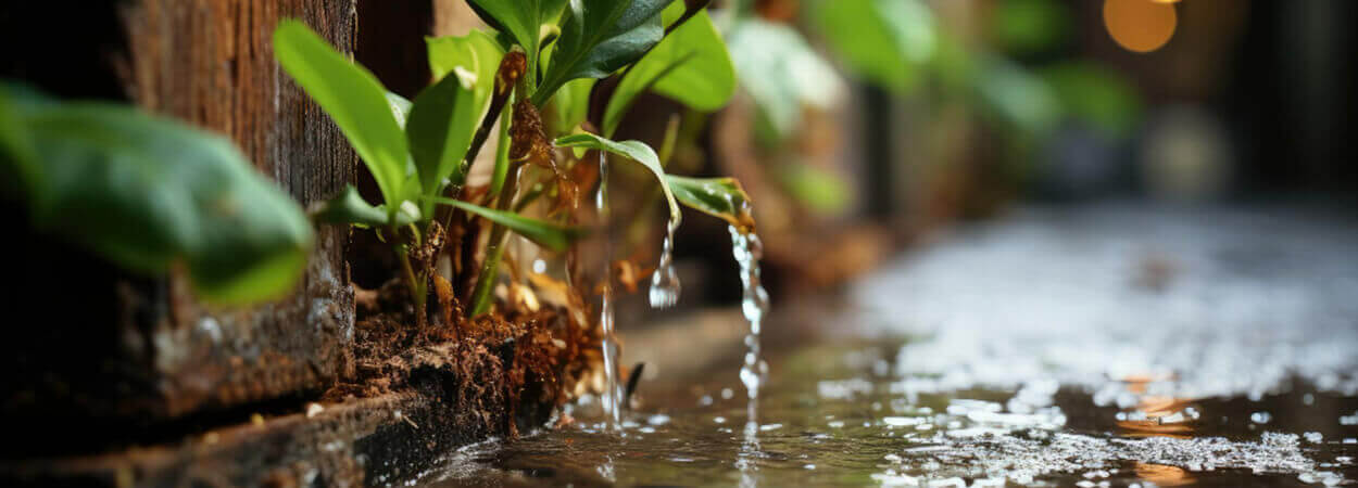 Reduce waterlogging in the garden